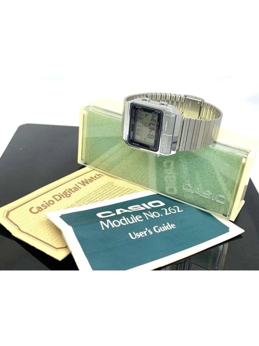 Casio Men's Watch DB-500 Databank Vintage 1985 Digital Quartz 262 With Box 32mm